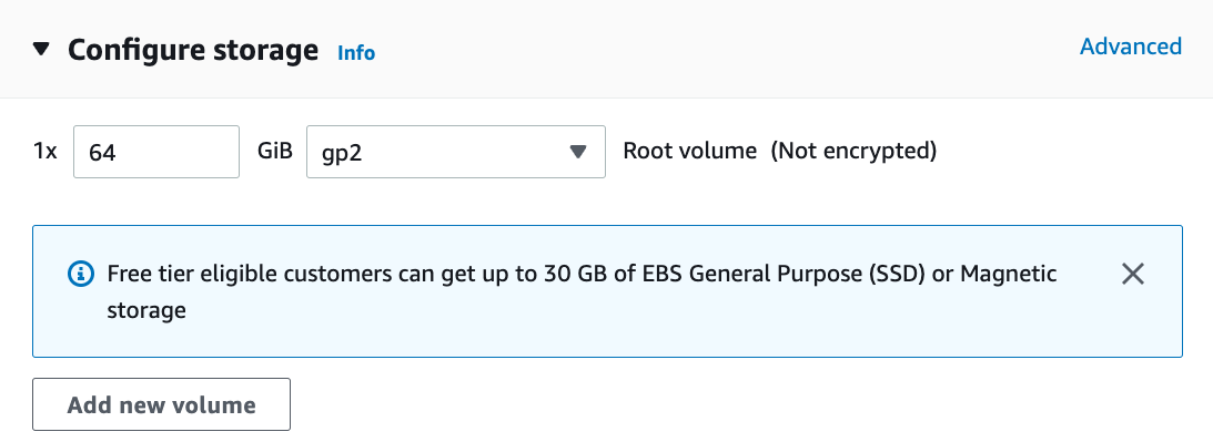 Modify the hard disk size.